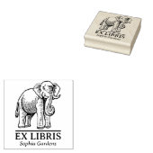 Tampons Encreurs Ex Libris - Eléphant indien (Tamponné)