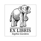 Tampons Encreurs Ex Libris - Eléphant indien (Impression)