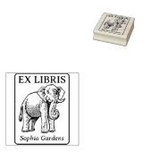 Tampons Encreurs Ex Libris - Eléphant indien (Tamponné)