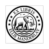 Tampons Encreurs Ex Libris - Eléphant marchant (Impression)