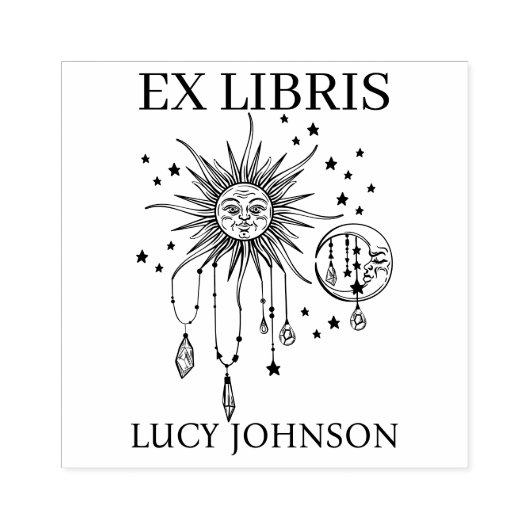 Tampons Encreurs EX libris exlibris bibliothèque livre bibliothèque (Impression)