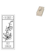 Tampons Encreurs EX libris exlibris bibliothèque livre bibliothèque (Tamponné)