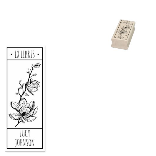 Tampons Encreurs EX libris exlibris bibliothèque livre bibliothèque (Tamponné)