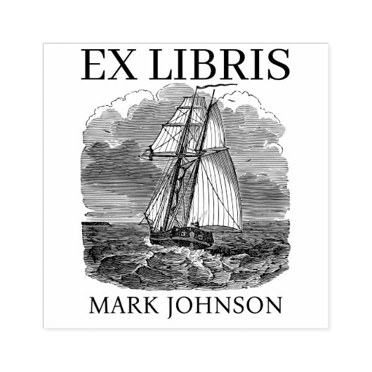 Tampons Encreurs EX libris exlibris bibliothèque livre bibliothèque (Impression)