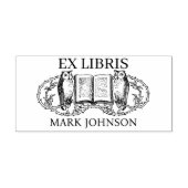 Tampons Encreurs EX libris exlibris Librairie librairie hibou (Impression)