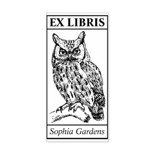 Tampons Encreurs Ex Libris - Hibou