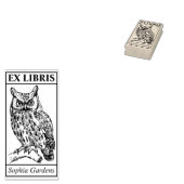 Tampons Encreurs Ex Libris - Hibou (Tamponné)