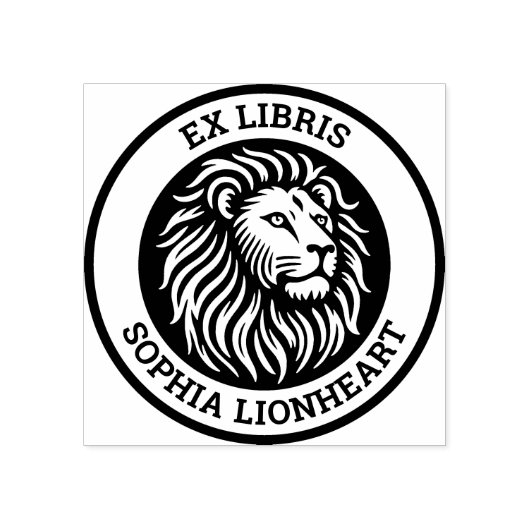 Tampons Encreurs Ex Libris - Lion (Impression)