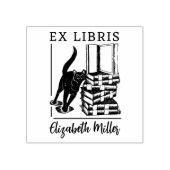 Tampons Encreurs Ex Libris, livre de chats mignon (Impression)
