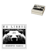Tampons Encreurs Ex Libris, Livre d'ours sauvage (Tamponné)