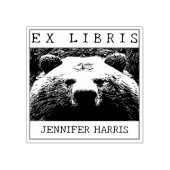 Tampons Encreurs Ex Libris, Livre d'ours sauvage (Impression)