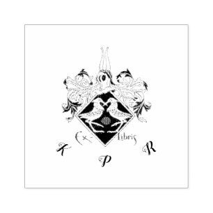 Tampons Encreurs Ex Libris Monogram Propriété du livre Vintage en c