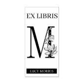 Tampons Encreurs EX libris Monogramme de plaque de livre de bibliot (Impression)