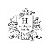 Tampons Encreurs Ex Libris Monogramme Dessin Ancien Nom de Livre (Impression)