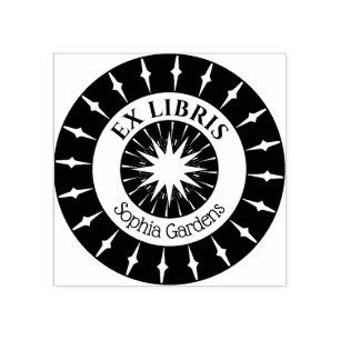 Tampons Encreurs Ex Libris Mystical Star Burst v4