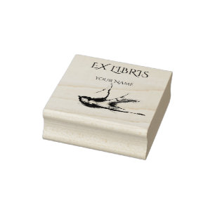 Tampons Encreurs EX LIBRIS - oiseau avale