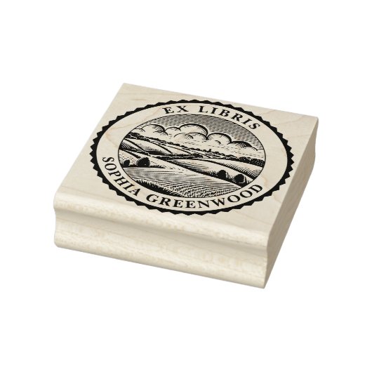 Tampons Encreurs Ex Libris - Paysage rural 05 (Tampon)