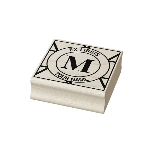 Tampons Encreurs Ex libris Plaque de monogramme (Tampon)