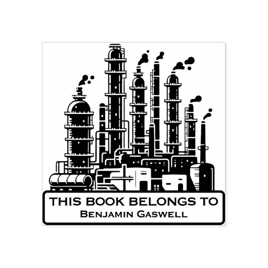 Tampons Encreurs Ex Libris - raffinerie d'huile (Impression)