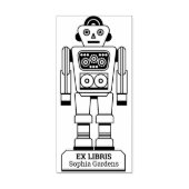 Tampons Encreurs Ex Libris - Robot Librarian v2 (Impression)