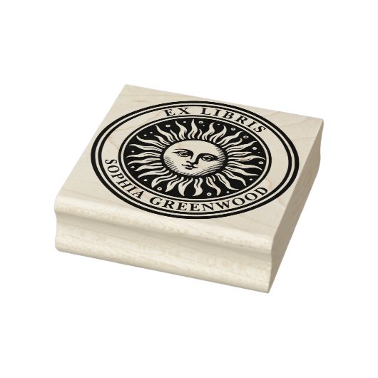 Tampons Encreurs Ex Libris - Sun Face 2 (Tampon)
