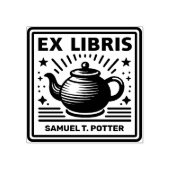 Tampons Encreurs Ex Libris - Tea Party (Impression)