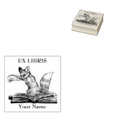 Tampons Encreurs Ex Libris, Timbre du livre Fox (Tamponné)