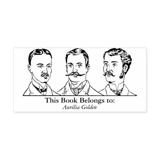 Tampons Encreurs Ex Libris - Trois hommes v1 (Impression)