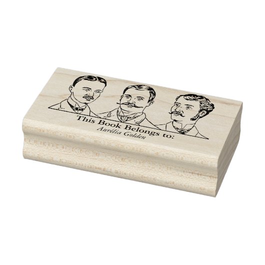Tampons Encreurs Ex Libris - Trois hommes v1 (Tampon)