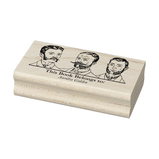 Tampons Encreurs Ex Libris - Trois hommes v3 (Tampon)