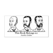 Tampons Encreurs Ex Libris - Trois hommes v4 (Impression)