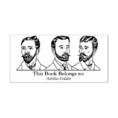 Tampons Encreurs Ex Libris - Trois hommes v5 (Impression)