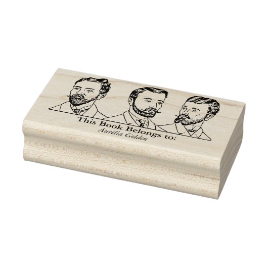 Tampons Encreurs Ex Libris - Trois hommes v5 (Tampon)