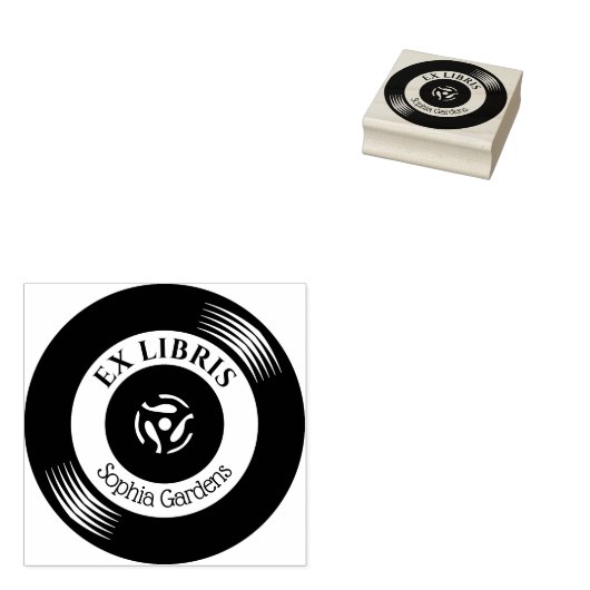Tampons Encreurs Ex Libris Vinyl Record (Tamponné)
