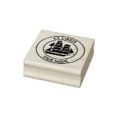 Tampons Encreurs Ex libris voilier (Tampon)