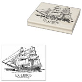 Tampons Encreurs Ex Libris - Voilier (Brig) (Tamponné)
