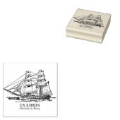 Tampons Encreurs Ex Libris - Voilier (Brig) (Tamponné)
