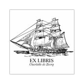 Tampons Encreurs Ex Libris - Voilier (Brig) (Impression)