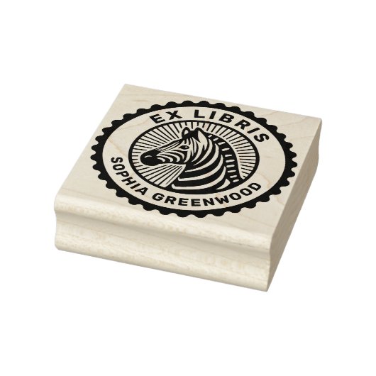 Tampons Encreurs Ex Libris - Zebra (Tampon)