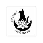 Tampons Encreurs Ex Libris Zen Chat, Lotus Moon Livre (Impression)