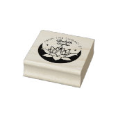 Tampons Encreurs Ex Libris Zen Lotus Moon Livre (Tampon)