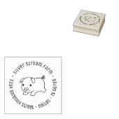 Tampons Encreurs Exécution de porc cochon adresse professionnelle 4 (Tamponné)