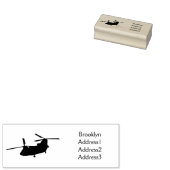 Tampons Encreurs Exemple d'hélicoptère militaire Chinook (Tamponné)