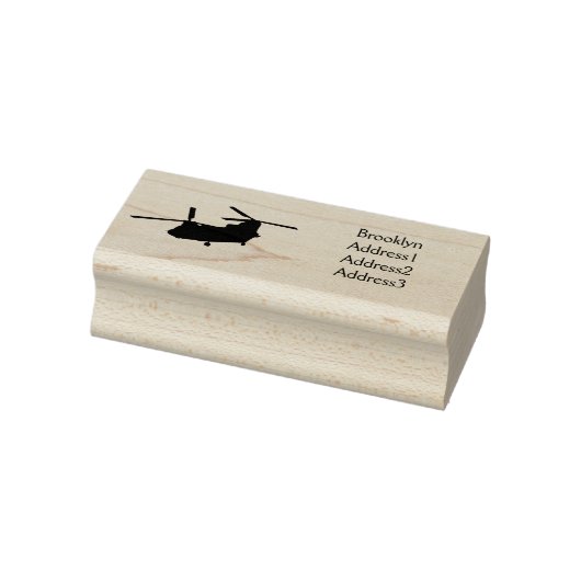 Tampons Encreurs Exemple d'hélicoptère militaire Chinook (Tampon)
