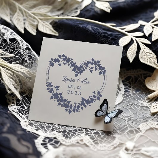 Tampons Encreurs Exquisite Heart of Leaves & Wild Branches Wedding