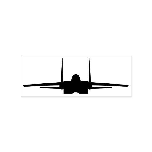 Tampons Encreurs F-15 Eagle Fighter Jet avant Timbre en bois (Impression)