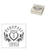 Tampons Encreurs Fabriqué à la main avec l'amour Sketted Florals Mo (Tamponné)