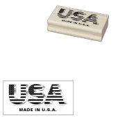 Tampons Encreurs Fabriqué Aux États-Unis Pavillon En Caoutchouc (Tamponné)