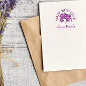 Tampons Encreurs Fabriqué avec amour Éléphant mignon