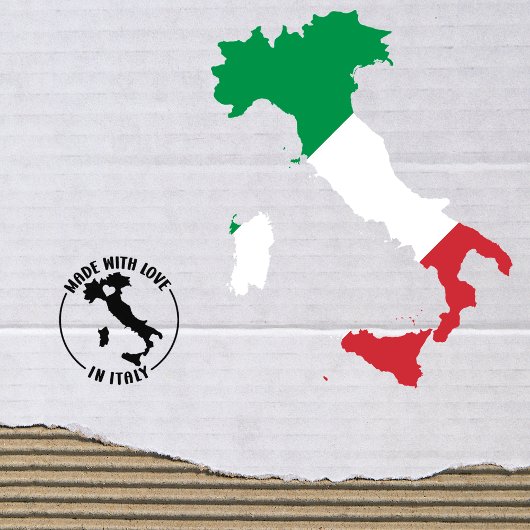 Tampons Encreurs Fabriqué avec amour en Italie, Small Business,